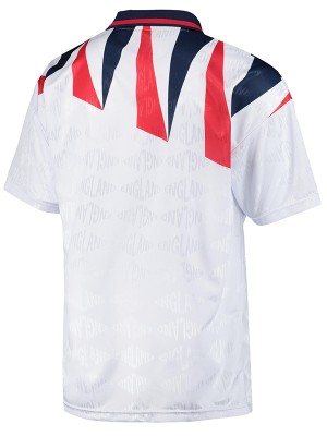 England home retro jersey first soccer uniform men's white sportswear football kit top shirt 1990 world cup